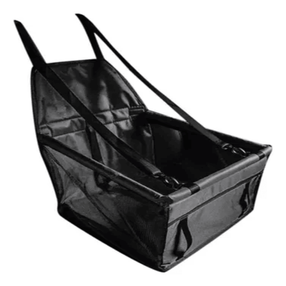 Asiento Transportador de Mascotas Plegable AG con Correa de Seguridad y Estructura Reforzada