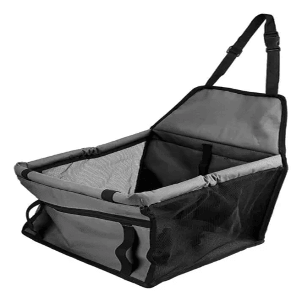 Asiento Transportador de Mascotas Plegable AG con Correa de Seguridad y Estructura Reforzada